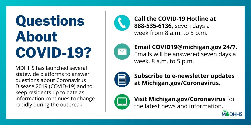 Michigan's Coronavirus Info Page